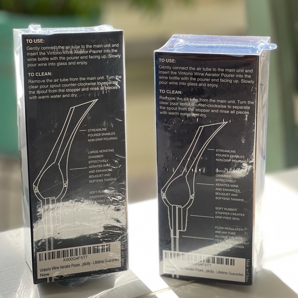FINAL PRICE! Vintorio Wine Aerator Pourer🍷 BRAND NEW! 1/$16 or 2/$30. - Picture 10 of 10